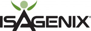 Isagenix logo all black